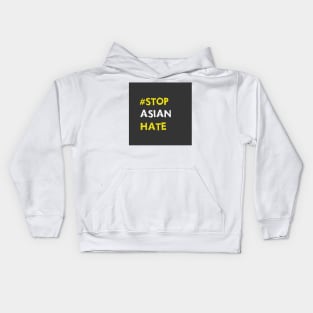 stop asian hate Kids Hoodie